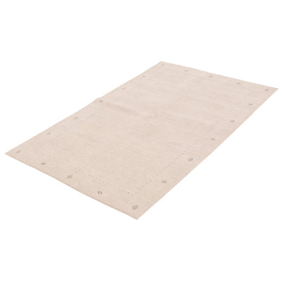 Tapis gris clair Preslei Gabbeh 5 pi 1 po x 8 pi 0 po