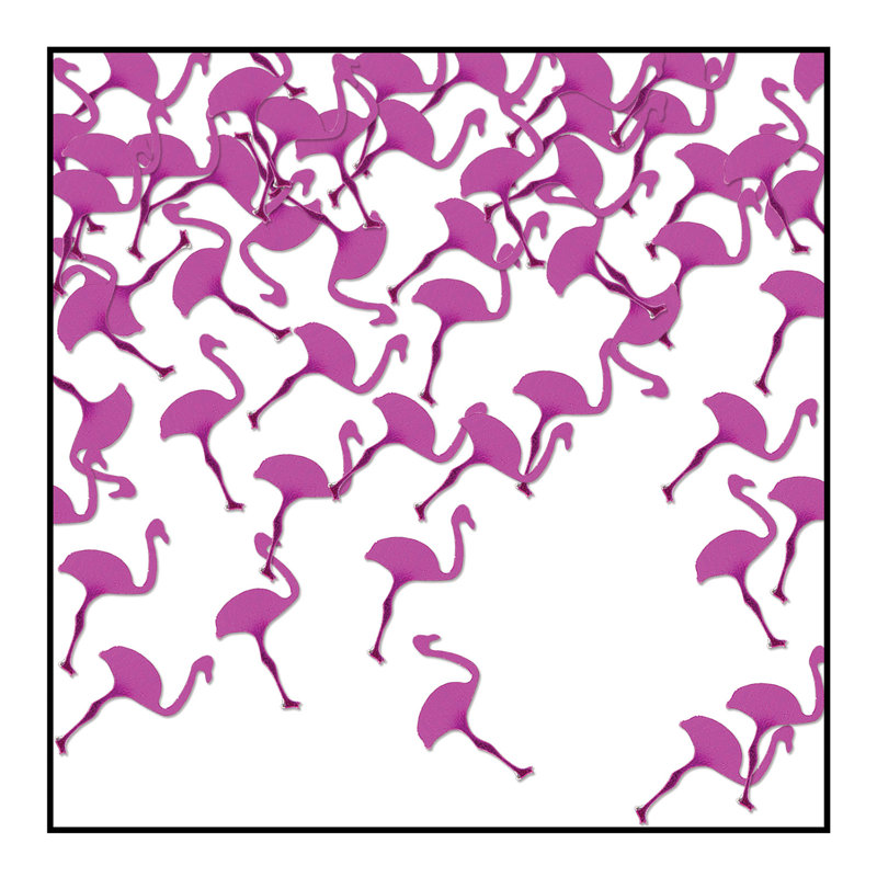 Confettis flamant roses
