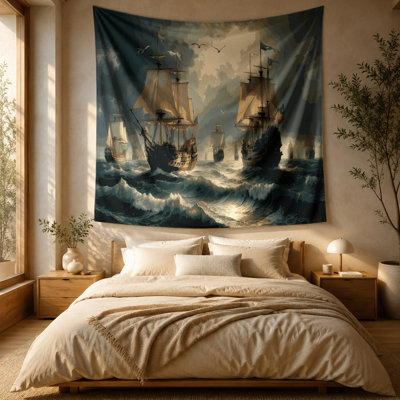 Tapisserie murale nautique