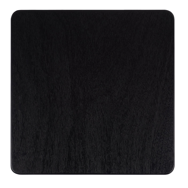 Table d'appoint carrée Netter, Matte Black