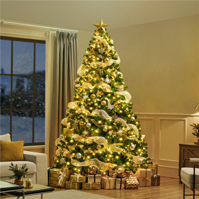 Harbai Easy Set-Up Lighted Christmas Tree