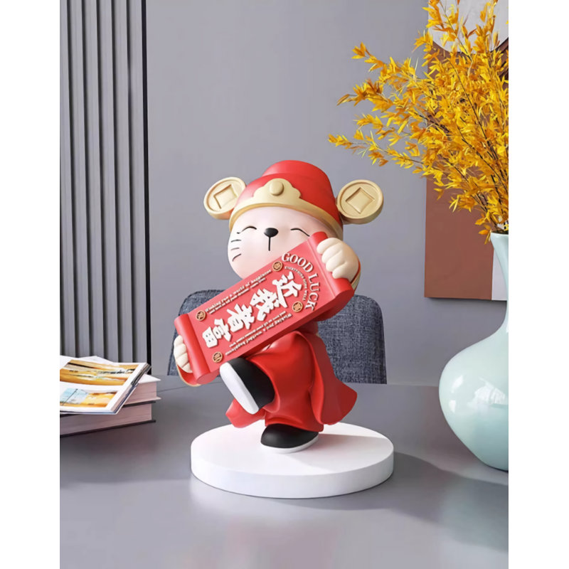 Mabbitt Figurines & Sculptures, Red