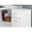 Bureau d'ordinateur, bureau personnel, coin, tiroirs de rangement, L 46 po, forme en L, travail, ordinateur portable, stratifié, contemporain-110778657