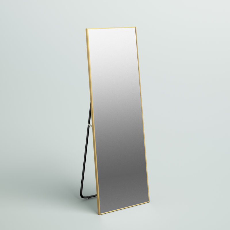 Gledhill Engineered Wood Flat Mirror, Gold