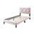 Modern Twin Velvet Bed - 12 Secure Support System, Adjustable Headboard For Customized Sleep Quality And Rest Experience, Box Spring Not Necessary In Upholstery Construction, Comfortable Sleep,-1314710554