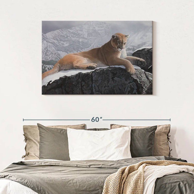 Brampt Alpine Hunter, 30" H x 45" W