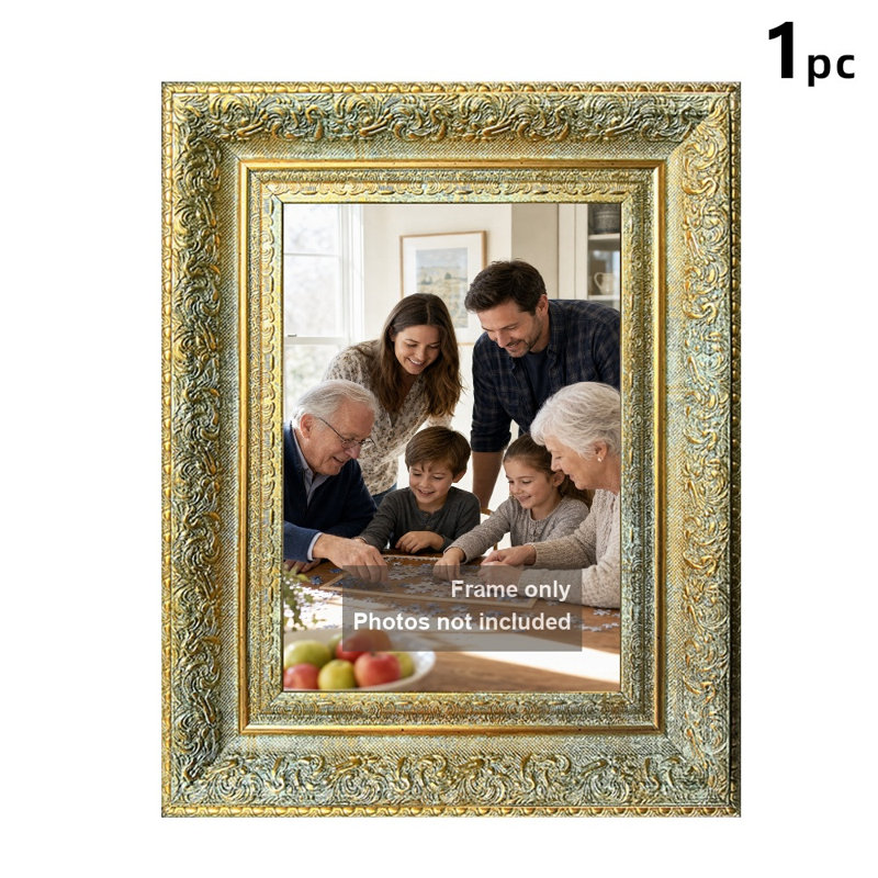 Cadre photo classique noir 3 pièces 11 "x 14" avec profil décoratif 3 pièces, Black, 3, 11" W x 14" H