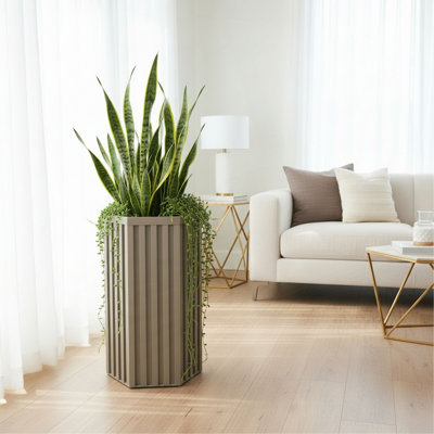 Hexagon Column Planter SM