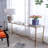 56.5x14x30" Console Table, Mirrored Top