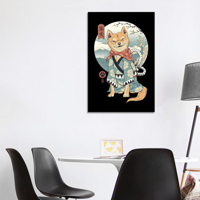 Shiba Inu by Vincent Trinidad - Print on Canvas