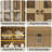 72.4'' Tall Arched Glass Display Cabinet with Adjustable Shelves and Drawers
