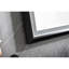 Miroir de salle de bain 60 po x 36 po à DEL avec cadre en aluminium, miroir de meuble-lavabo mural, anti-buée, mémoire, 3 couleurs, réglable en continu-877030377-877030382