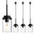 4501 4 - Light Matte Black Cylinder Pendant