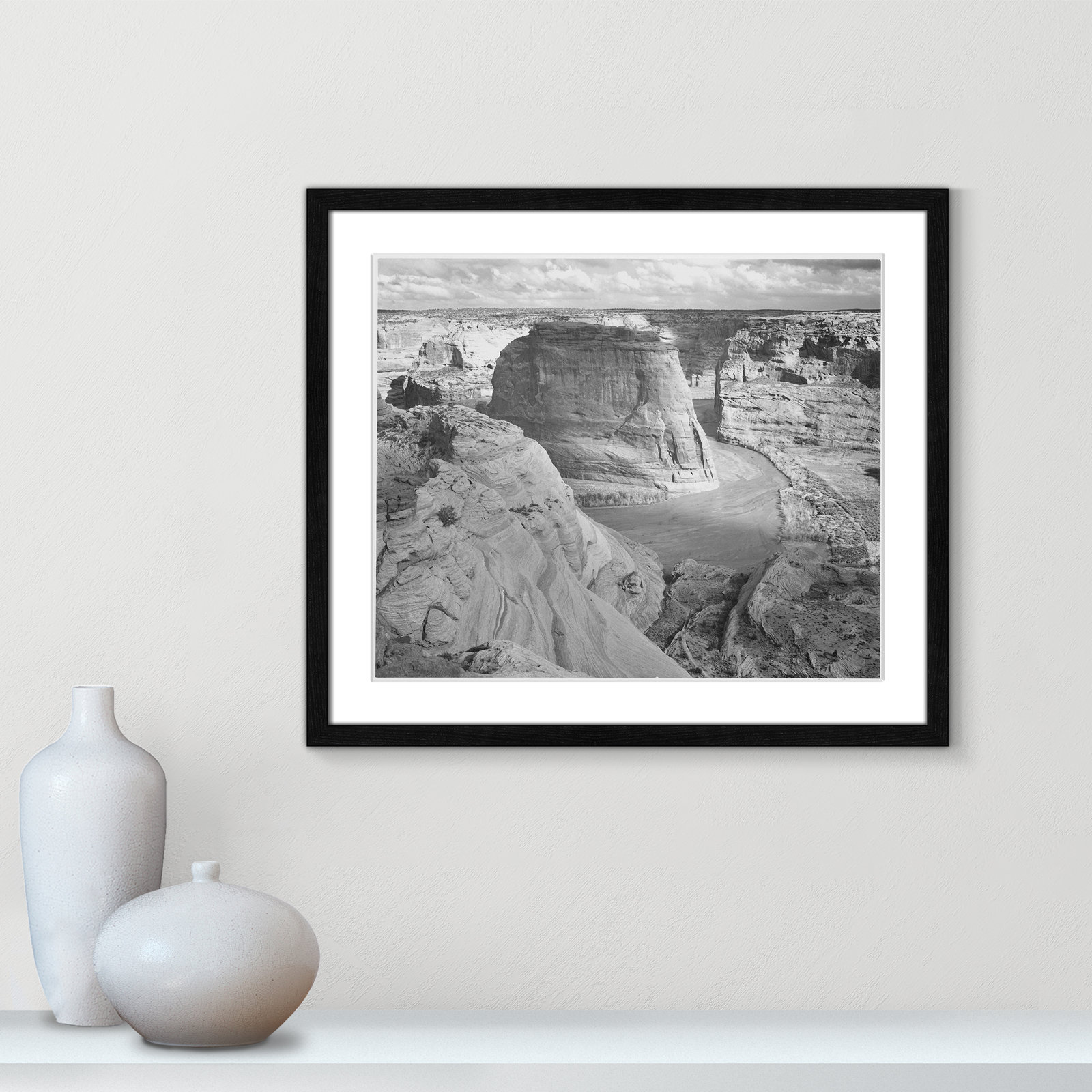 Canyon de Chelly Arizona 2 Print by Adams, 16" H x 19" W x 0.75" D, Black