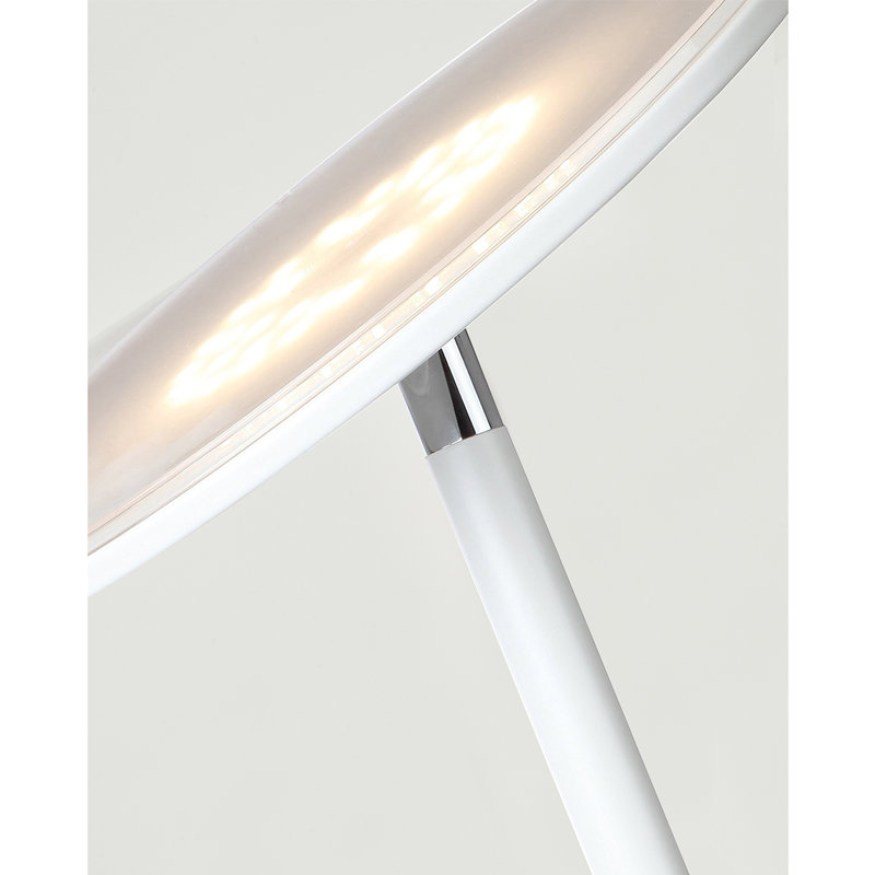 Lampe sur pied à DEL à intensité variable 63 po Sky Head, Blanc, 30 W