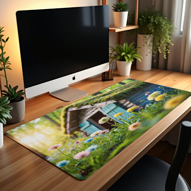 Polyester Desk Pad, 23.6x13.8