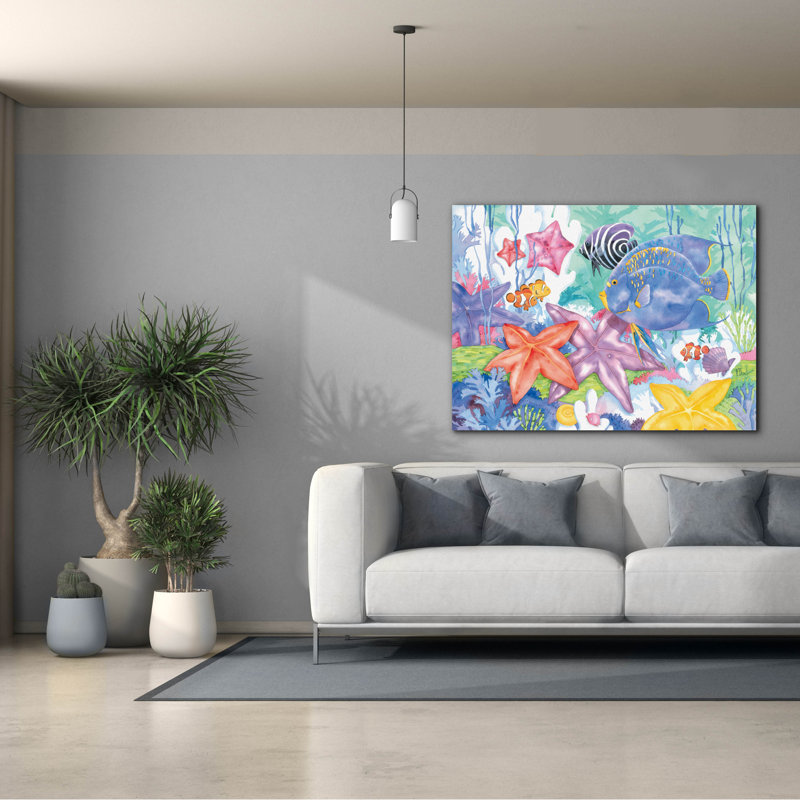 «Epic Graffiti» «Starry Seas» par Paul Brent, art mural sur toile