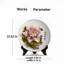 Plaque murale pivoine en céramique fabriquée à la main - Nouveau style chinois