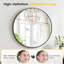 Miroir mural rond, miroir circulaire en métal pour salle de bain, chambre à coucher et entrée, décor rustique moderne, miroir de meuble-lavabo mural robuste pour le salon, le couloir et la maison-1364383963-1364383909