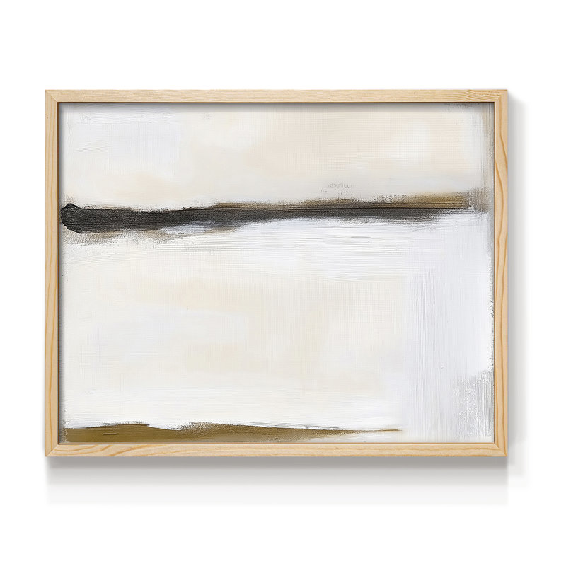 Abstrait, série XLI, reproduction encadrée, Naturel, H 11 po x l 14 po