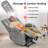 Power Recliner Lift Chair with Heat and Vibration Massage, Fabric-1920206043