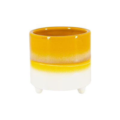Nicola Spring - Reactive Glaze Footed Plant Pot