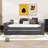 Wood Upholstered Daybed with Integrated Bluetooth Audio System, Storage Armrests and Trundle-925645989-925645984