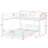 L Shape Twin Over Full Metal Bunk Bed-1596817989
