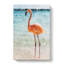 Lone Flamingo - Wrapped Canvas-56661285