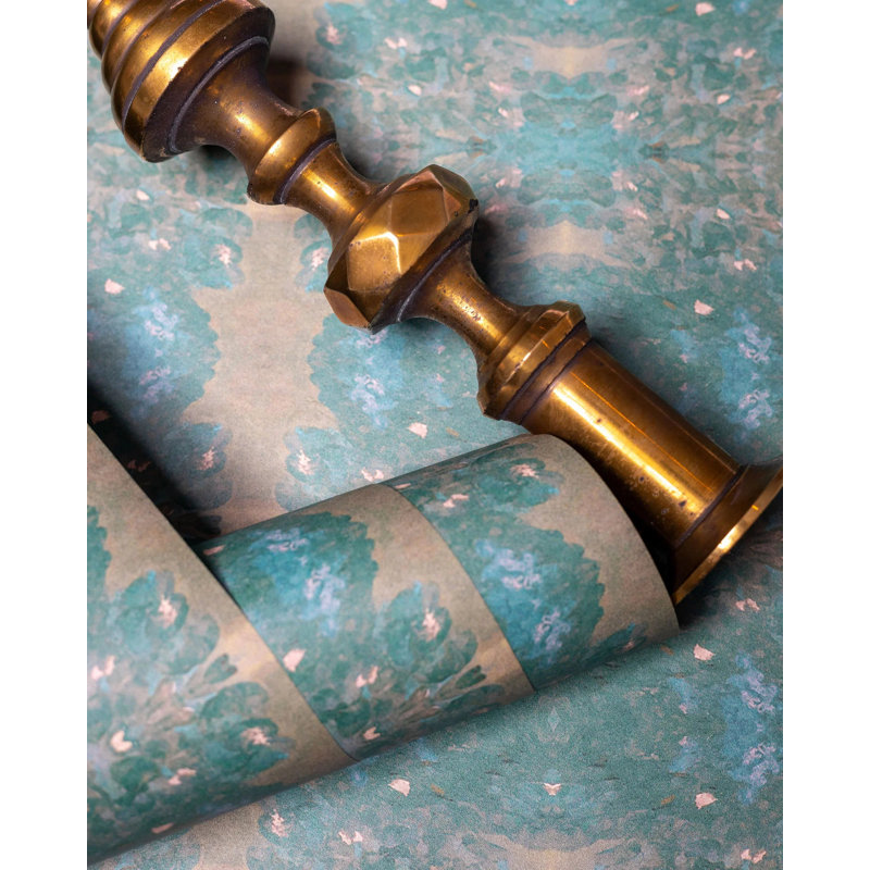 Centerpiece Luxury Wallpaper, Cellulose/Polyester, Juniper