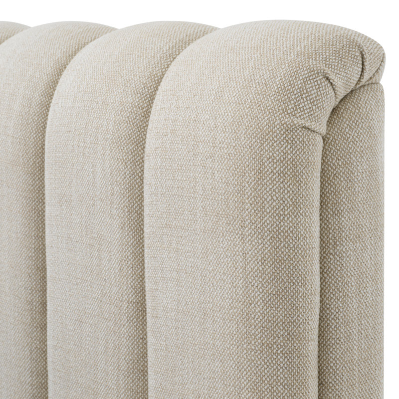 Bed Frame Kayden Albury Beige, Queen