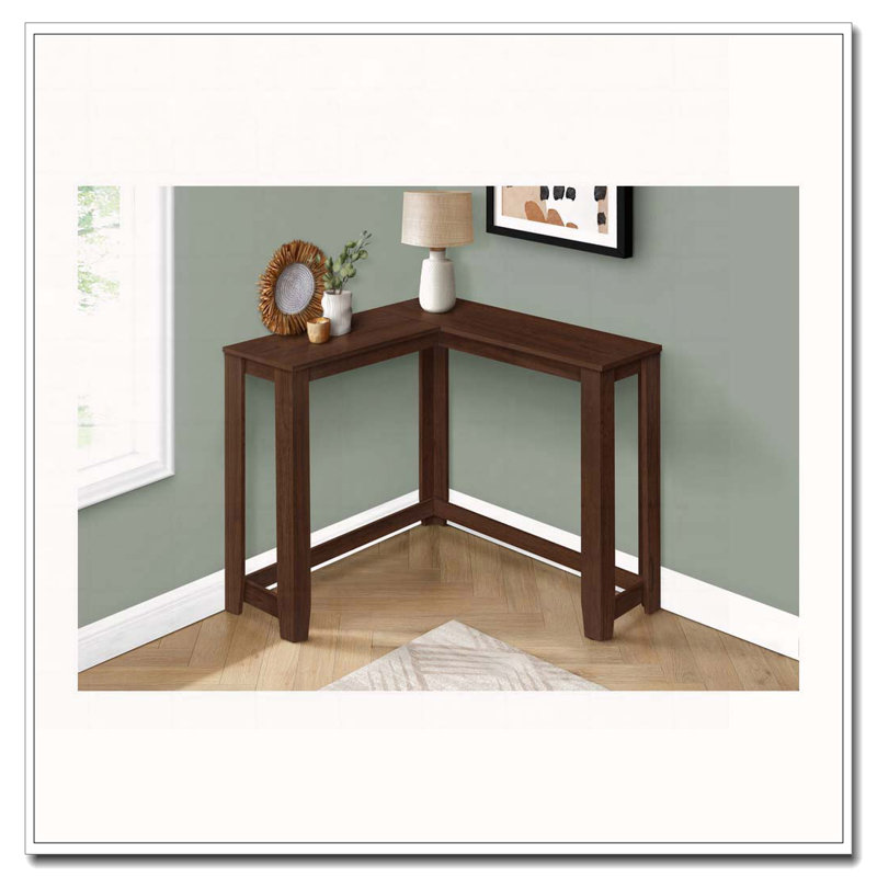 Table d'appoint, console, vestibule, étroit, d'angle, salon, chambre à coucher, contemporain, moderne, Cerisier