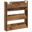 Wall Shoe Cabinets With Shelf 2 Pcs Engineered Wood-487293029