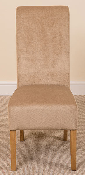 48cm H Upholstered Side Chair, Beige