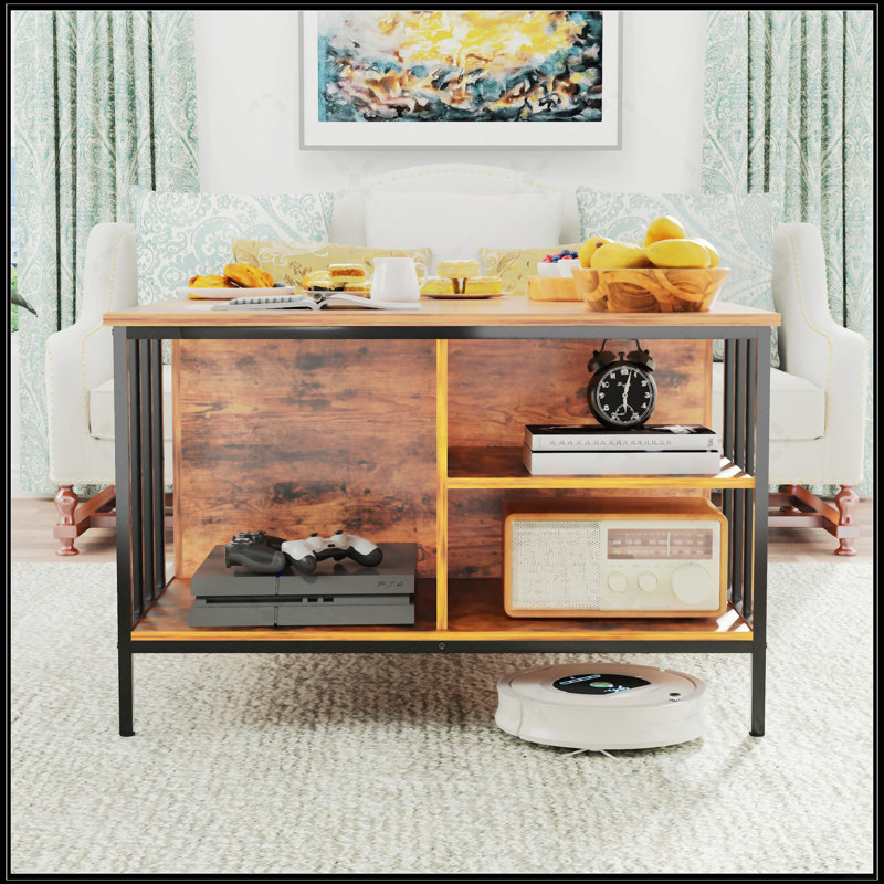 Table basse à plateau relevable Farmhouse