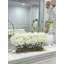 Modern White/off-white Real Touch Rose Centerpiece - Luxury Home Decor-495109574