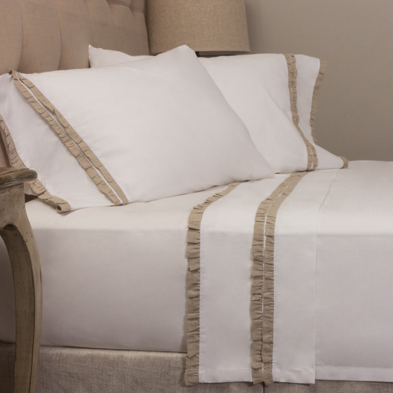 Delia Percale Pillow Case, King, Blue