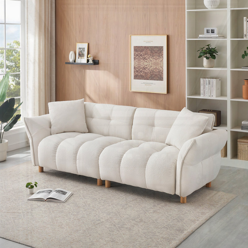 Canapé pour salon, chambre à coucher, bureau, Beige