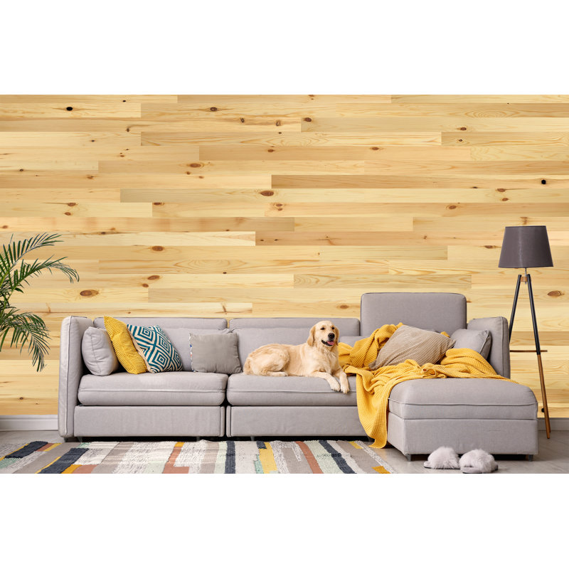 Planches murales en bois Timberchic Pine, Naturel