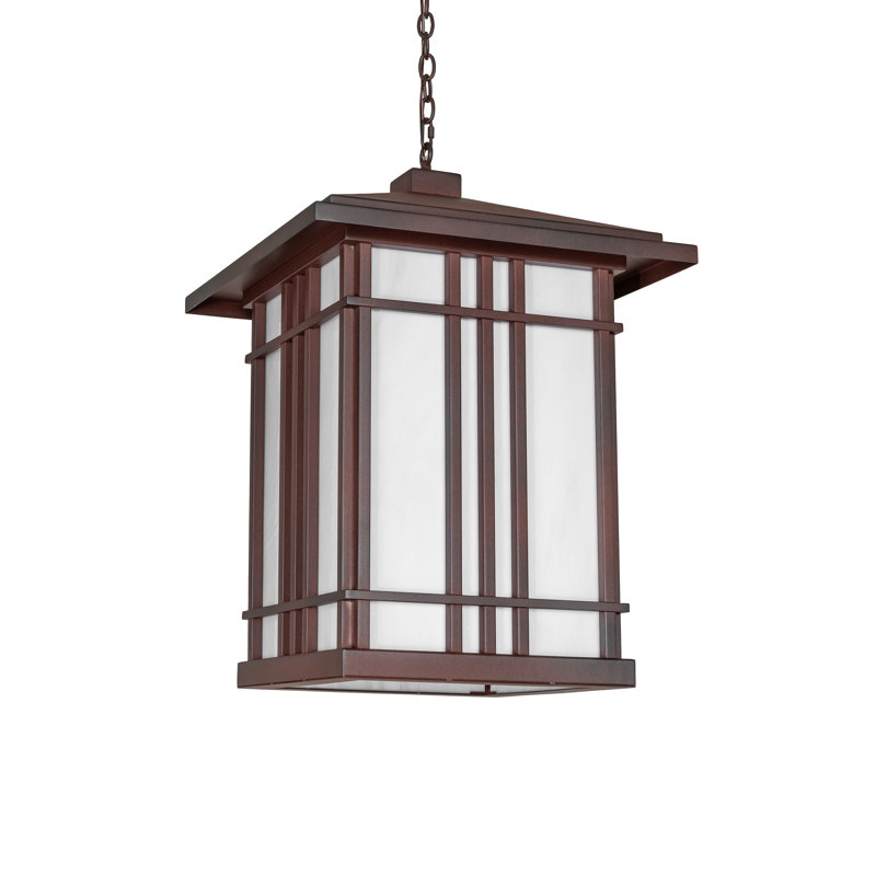 24" Square Tea House Lantern Pendant