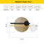 Ananyaa LED Armed Sconce