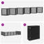 Archie & Oscar Dog Gate With Door Foldable 12 Panels Brown 600 Cm Poplar Wood-924659311-924659299