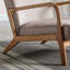 Chaise rembourrée en microfibre de style rétro-2038358722