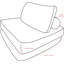 Fauteuil à billes Cozy-286548520
