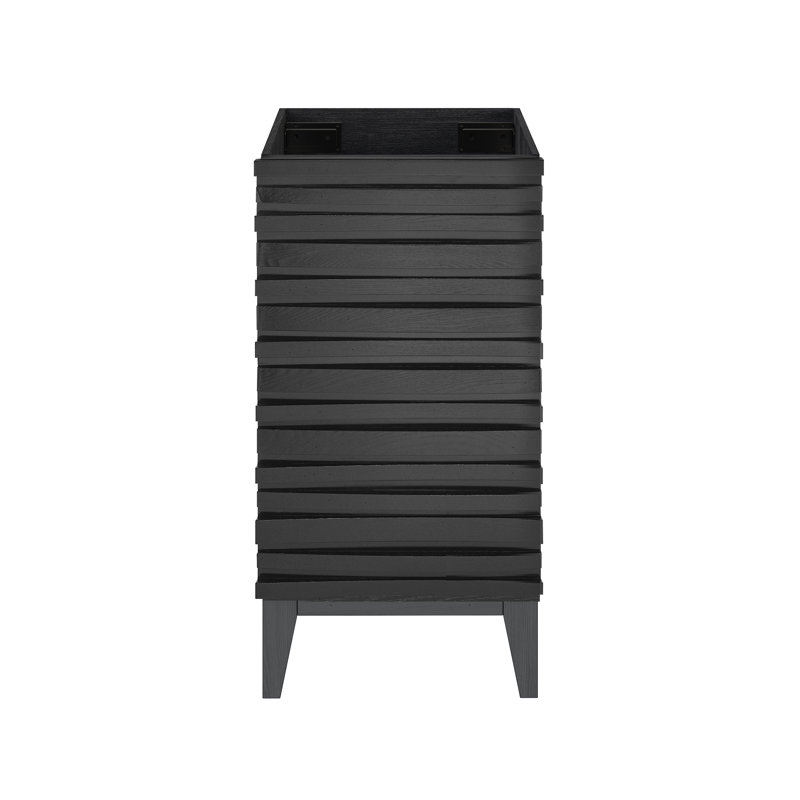 Meuble-lavabo noir 18 po Cascade, Noir
