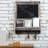 Wall Chalkboard with Mail Storage Key Hook