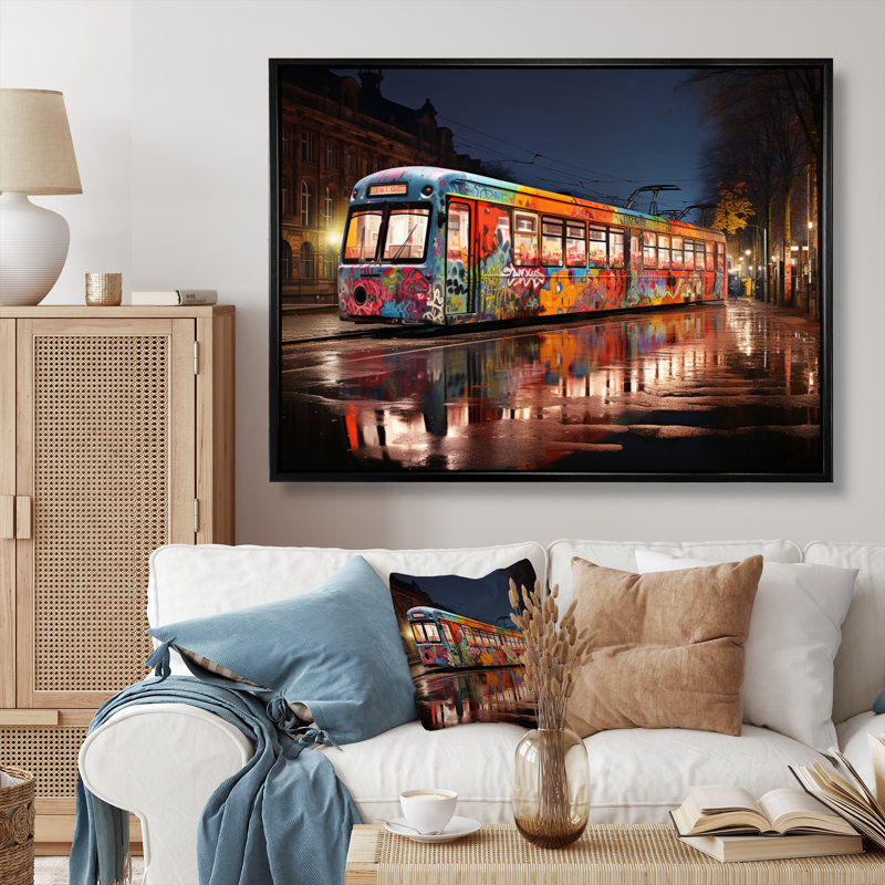 Allemagne, Allemagne, rue Berlin I - impression, Cadre flottant noir, H 16 po x l 32 po x P 1 po