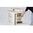 Extendable Storage Kitchen Island with Double-sided Storage and Power Outlet-929910233
