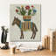  «Market Boro 2» par Chariklia Zarris, art mural sur toile, 20 po x 24 po