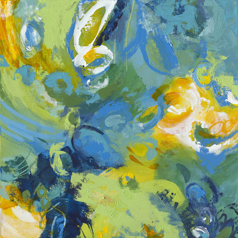 Wash Cycle by Janet Bothne - Wrapped Canvas Painting, 51cm H x 51cm W
